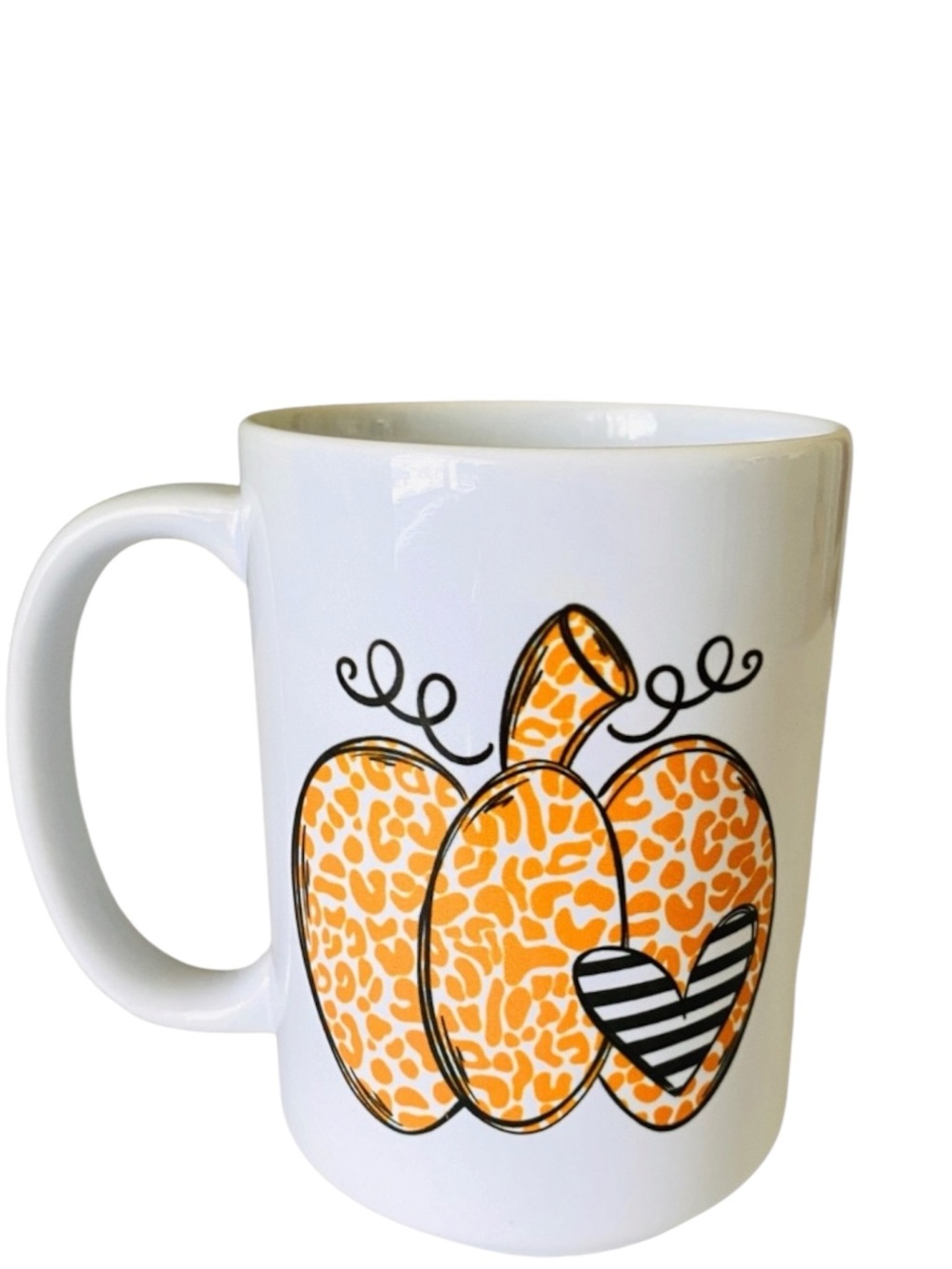 PUMPKIN FALL MUG TEA COFFEE ORANGE